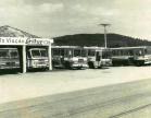 Garagem e manutenção localizada na cidade de Laguna/SC. Foto da década de 70.