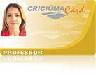 Cartão Criciumacard Professor